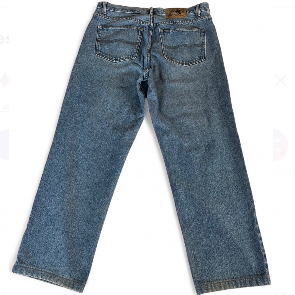 Vintage Faconnable Nostalgic Dungarees Heavy Denim Blue Jeans